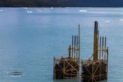 Lake Argentina Under Construction- Patagonia Argentina