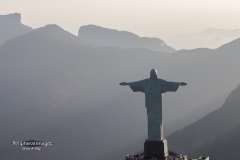 Sunrays and Christ the Redeemer- Rio de Janeiro Brazil