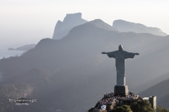 Aerial Photo of Christ the Redeemer- Rio de Janeiro